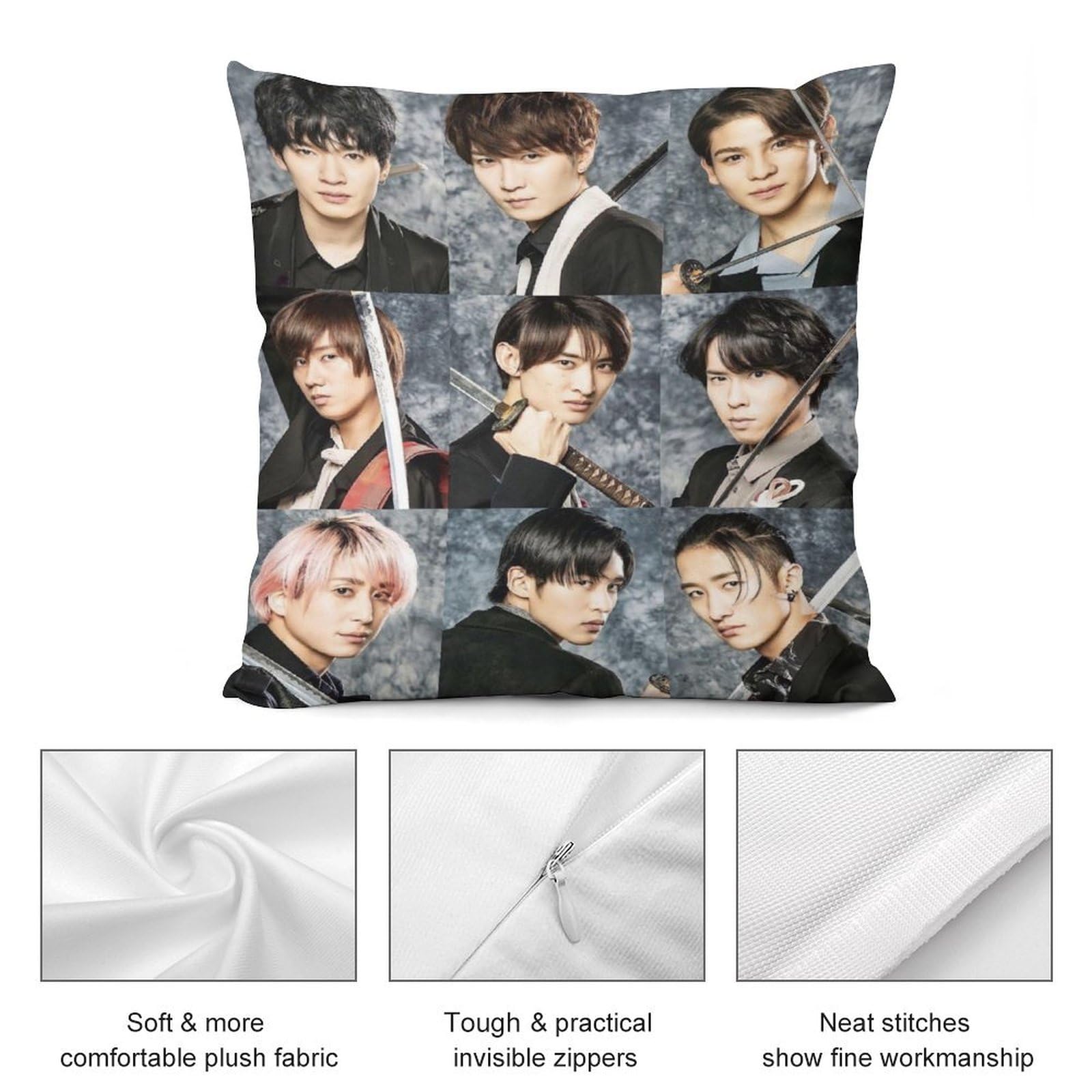 Amazon｜Snowman 目黒蓮 ラウール 岩本照 深澤辰哉 佐久間大介 抱き枕